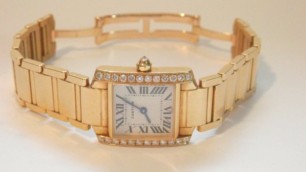Ladies 18k Cartier Tank Française