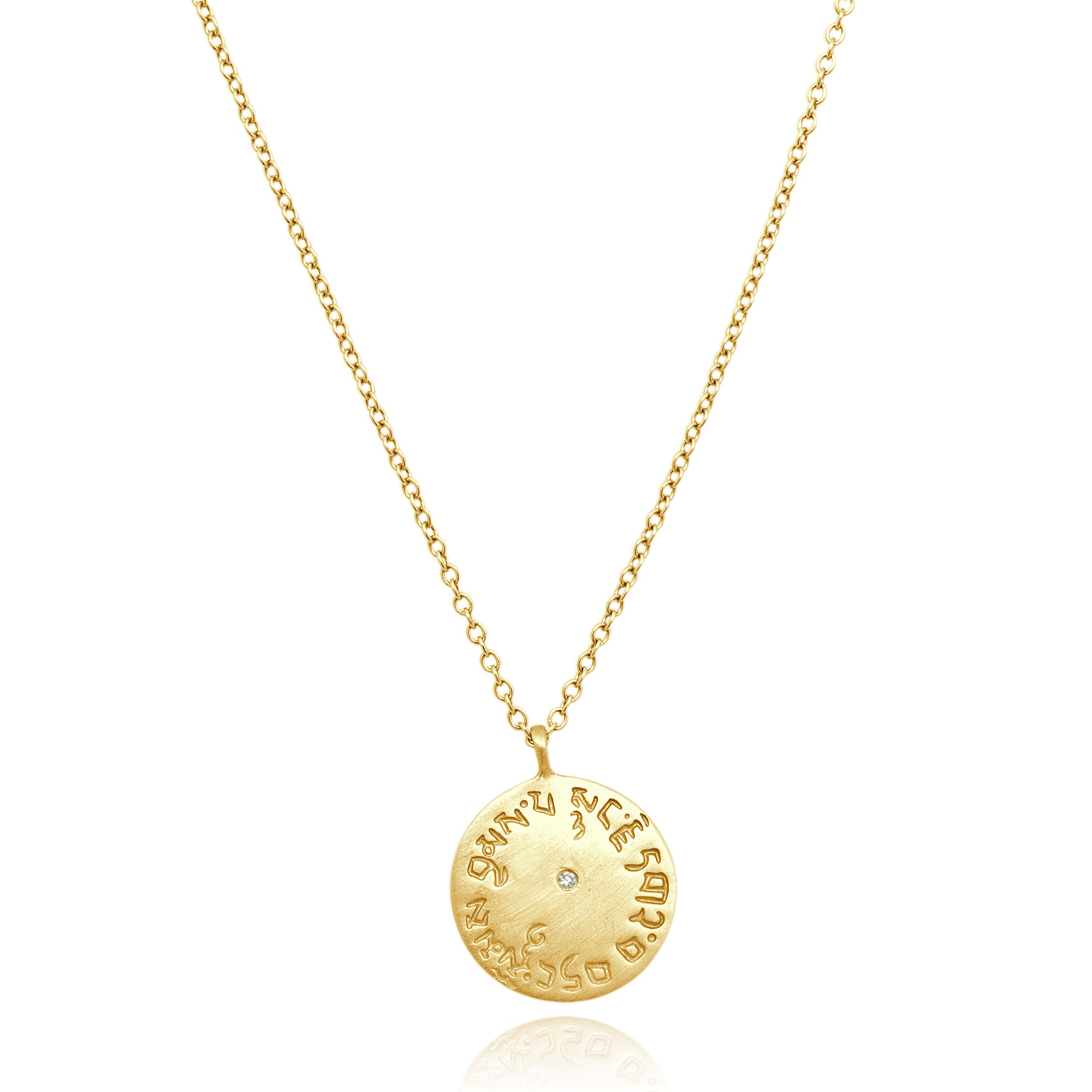 専用です⭐︎ME&RO Four Immeasurables メダリオン Me & Ro 10 Karat Yellow Gold Diamond Four Immeasurable Necklace