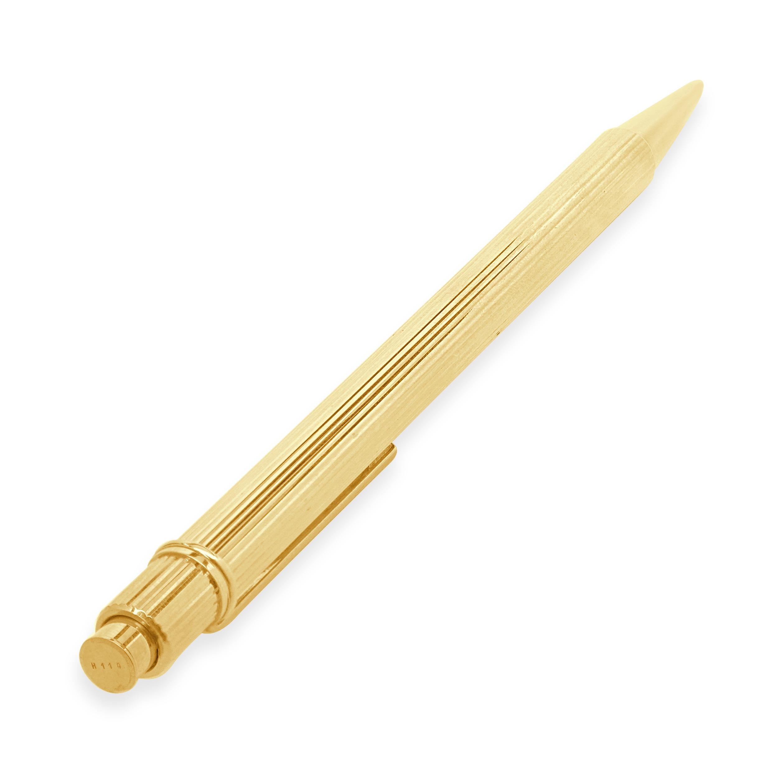 Must de Cartier Gold Plated Pencil – The Estate Watch And Jewelry