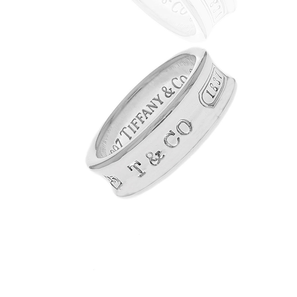 Tiffany & Co. 1837 Concave Band in Silver – The Estate Watch And
