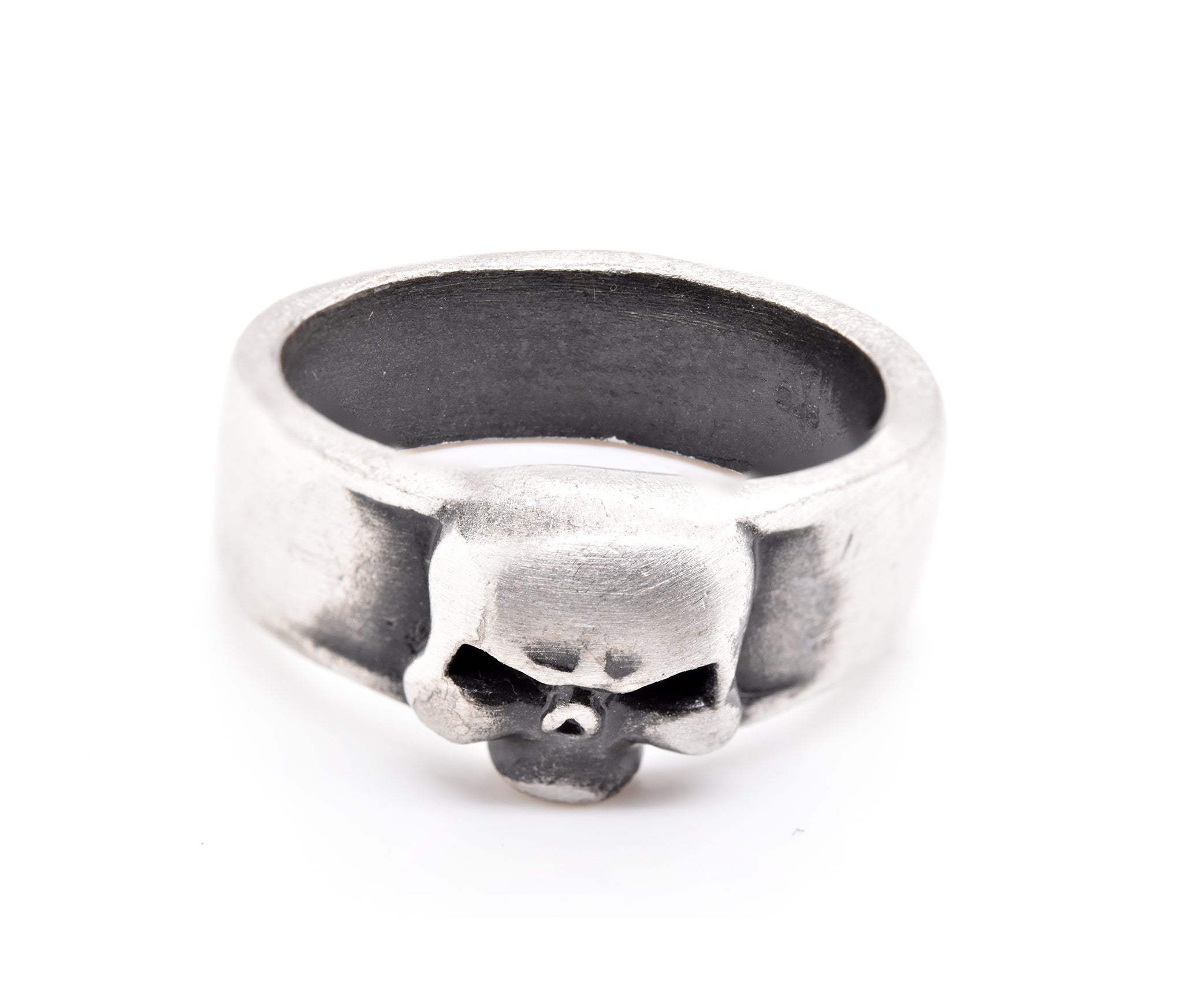 Men's Sterling Silver Skull Ring – The Estate Watch And Jewelry