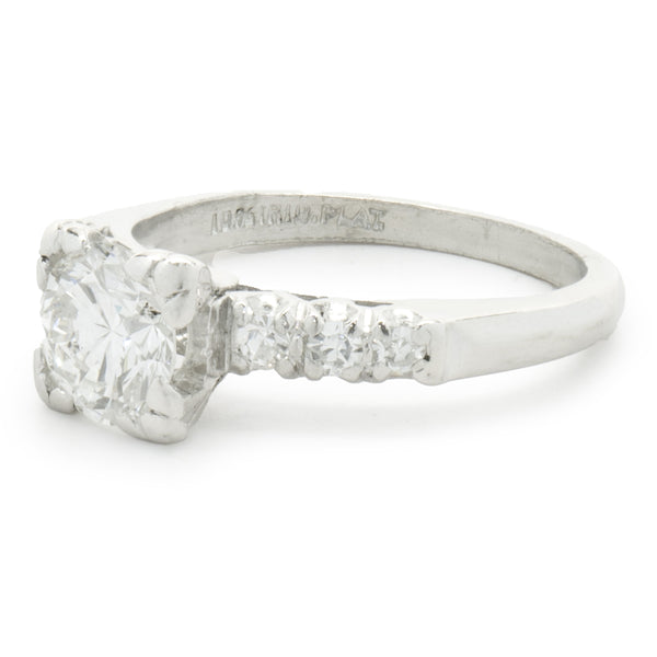 Platinum Vintage Art Deco Diamond Engagement Ring