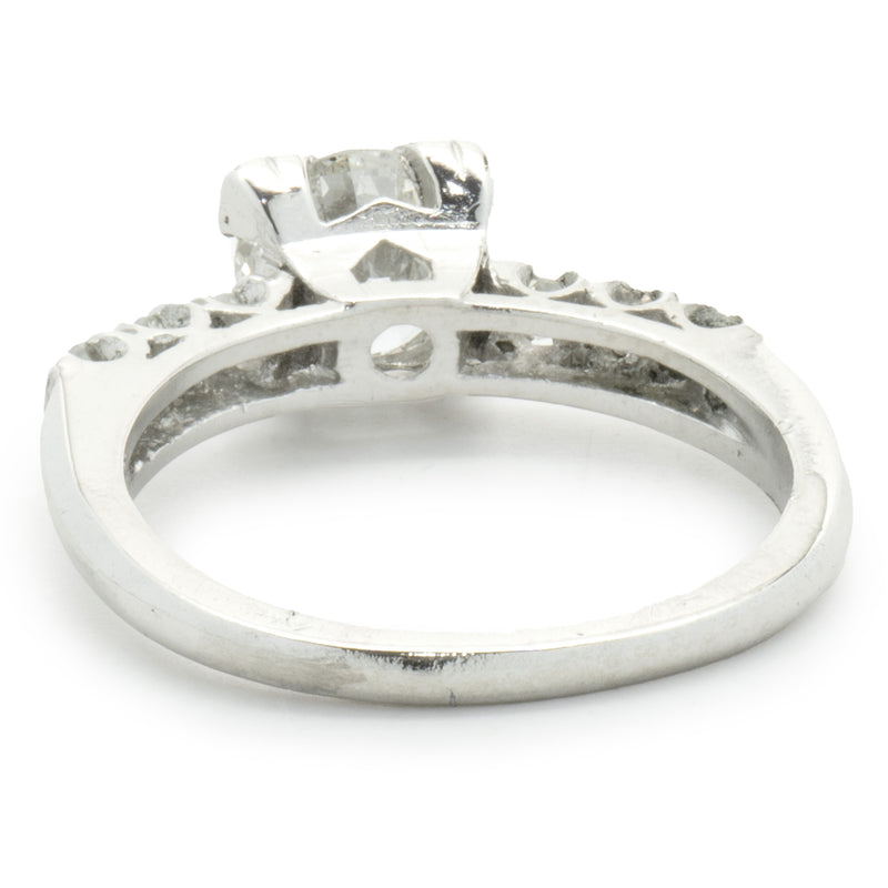 Platinum Vintage Art Deco Diamond Engagement Ring