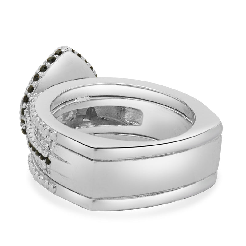 14K White Gold Pear Cut Diamond Engagement Ring