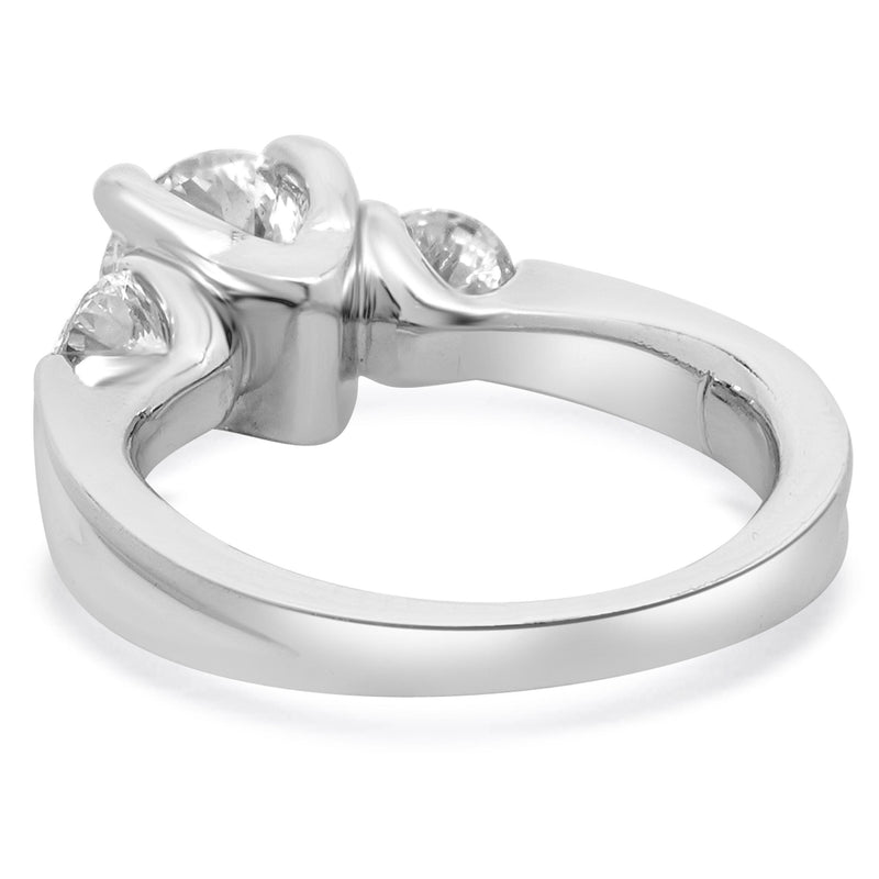 Verragio Platinum 3 Stone Diamond Engagement Ring