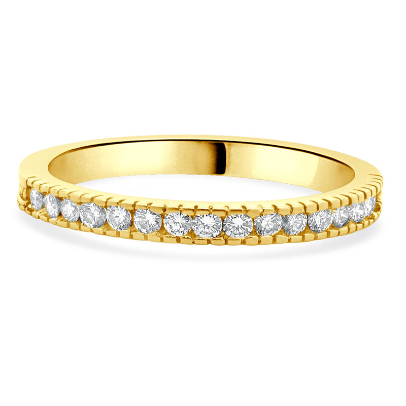 Hidalgo 18 Karat Yellow Gold Diamond Band