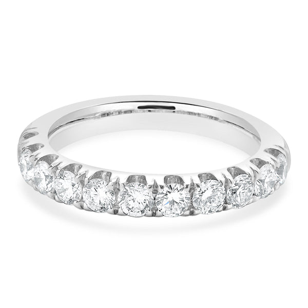 18 Karat White Diamond Station Band