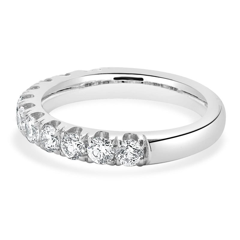18 Karat White Diamond Station Band