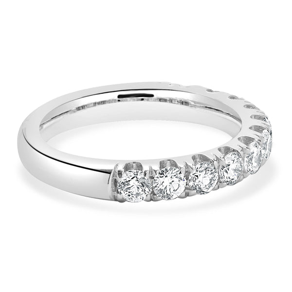 18 Karat White Diamond Station Band
