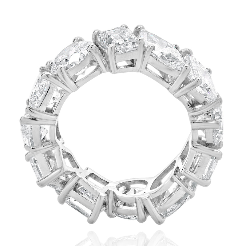 14 K White Gold Round, Princess, Marquise and Emerald Cut Diamond