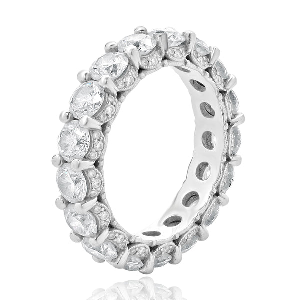 Platinum Diamond Eternity Band