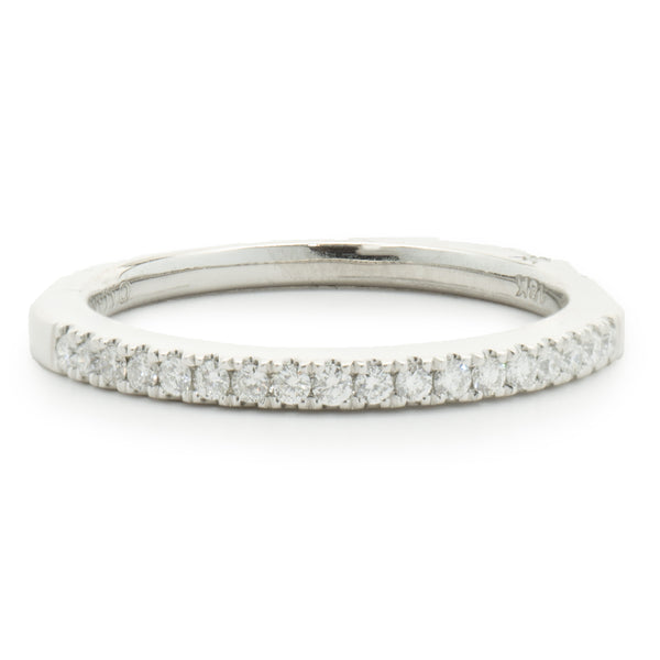 Marchesa 18 Karat White Gold Diamond Band