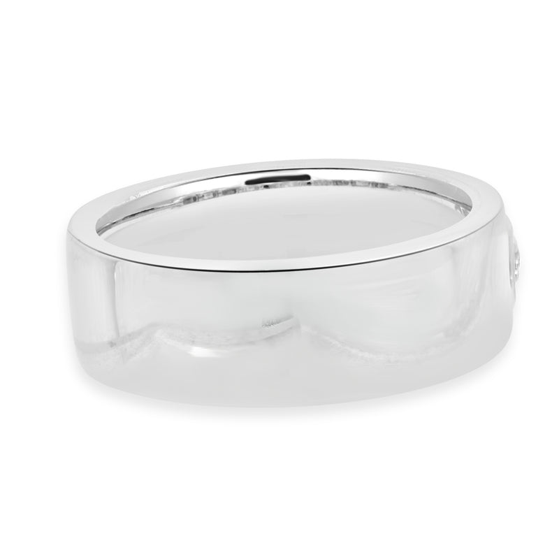 14 Karat White Gold Neil Lane Mens Diamond Band