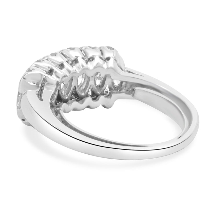 Platinum Marquise Diamond Band