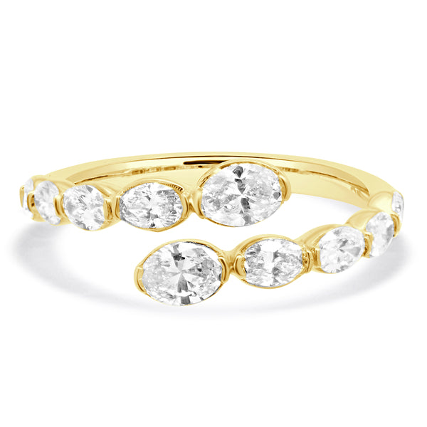 14 Karat Yellow Gold Diamond Ring