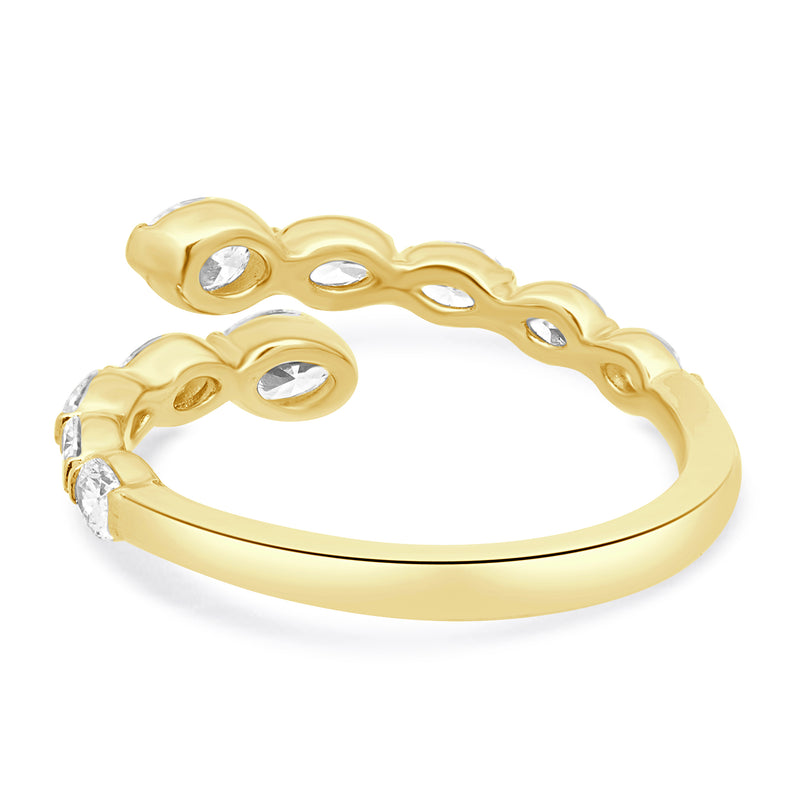 14 Karat Yellow Gold Diamond Ring