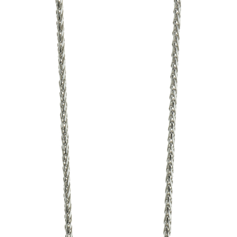 14 Karat White Gold Floating Diamond Necklace