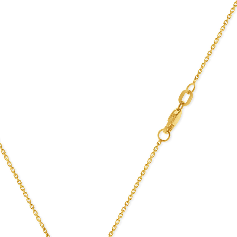 18 Karat White & Yellow Gold Fancy Yellow and White Diamond Puffed Heart Necklace