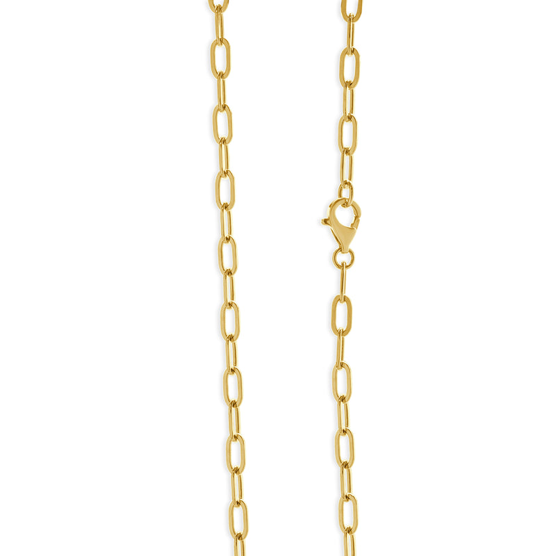 14 Karat Yellow Gold Diamond Three Row Lariat Necklace