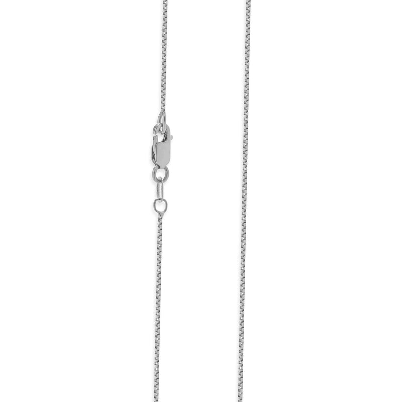 14 Karat White Gold Past, Present, Future Diamond Necklace