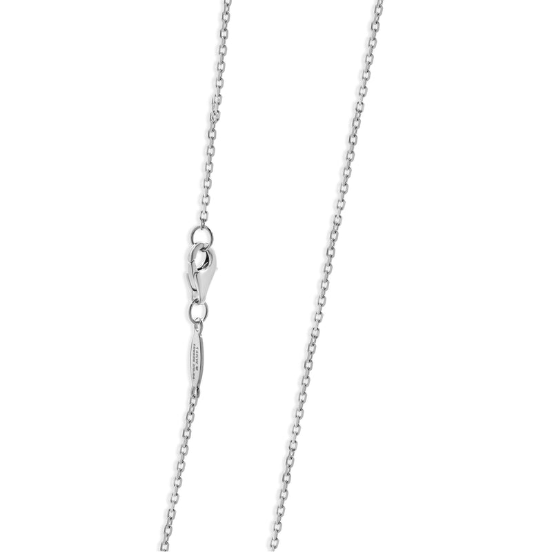 14 Karat White Gold Diamond Horseshoe Necklace
