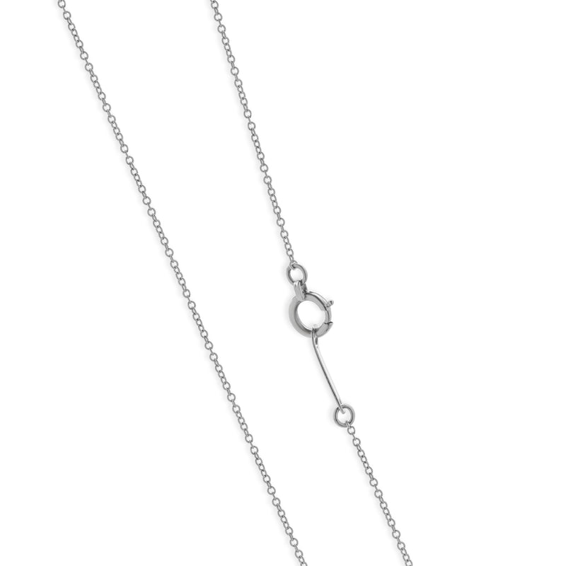 Platinum Three Diamond  Necklace