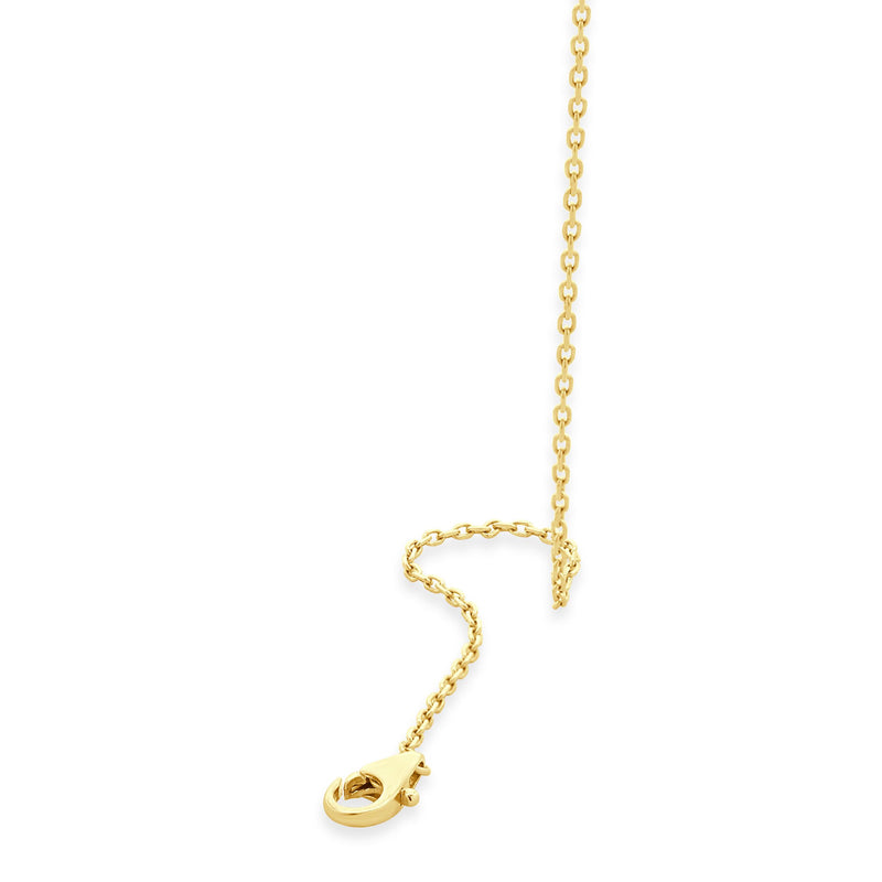 14 Karat Yellow Gold Diamonds By The Yard Lariat Necklace