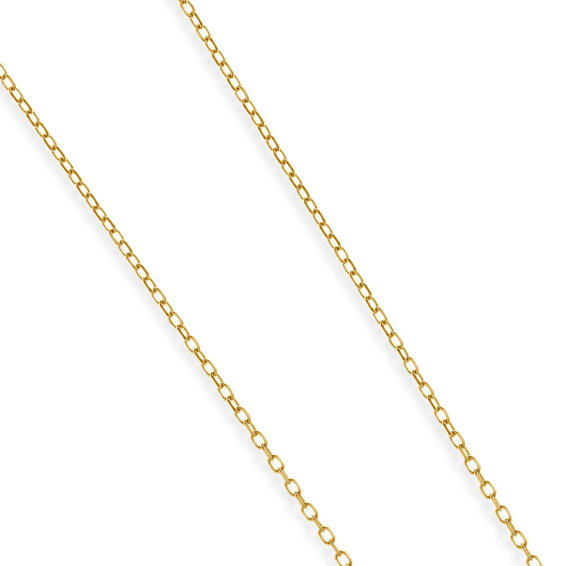 18 Karat Yellow Gold Diamonds by The Yard Necklace