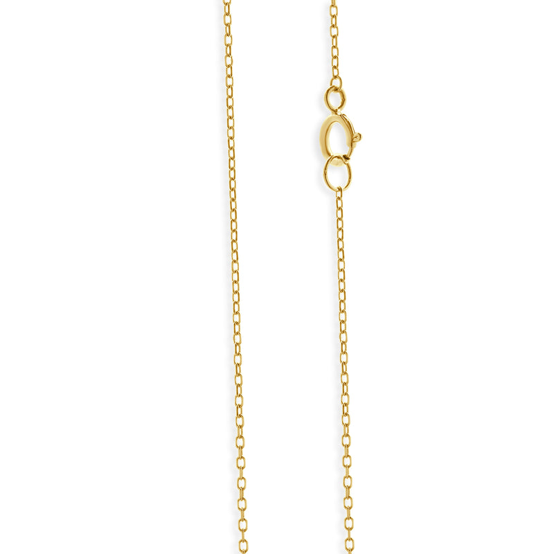 18 Karat Yellow Gold Diamonds by The Yard Necklace