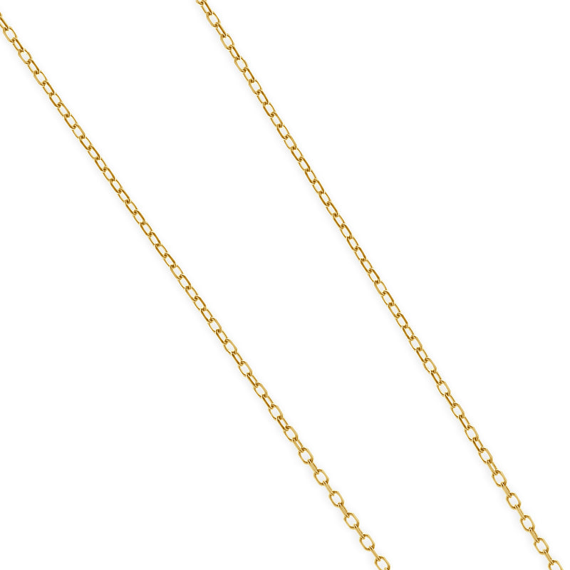 18 Karat Yellow & White Gold Diamond Floral Necklace