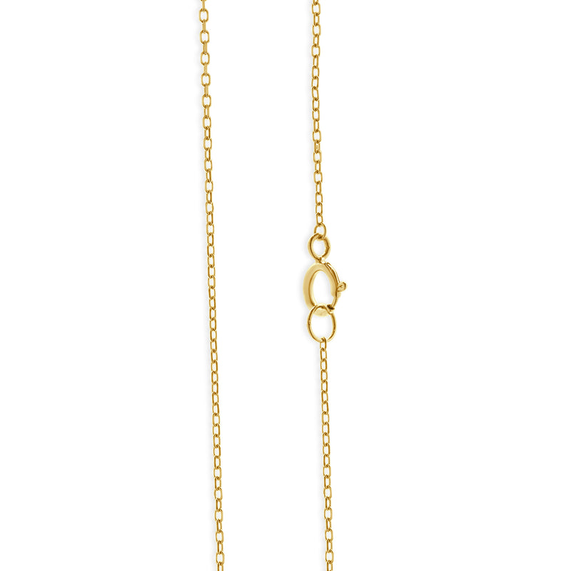 18 Karat Yellow & White Gold Diamond Floral Necklace