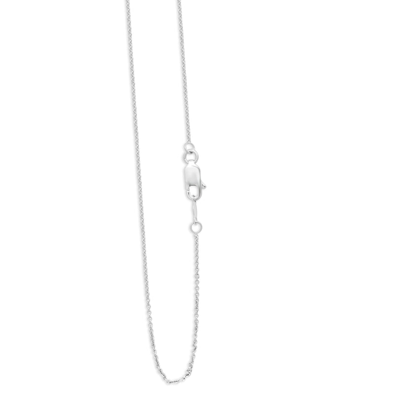 18 Karat White Gold Diamond Cluster Necklace