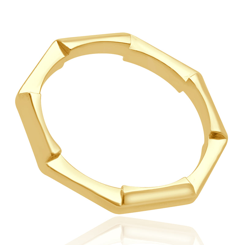 Gucci 18 Karat Yellow Gold Link to Love Stackable Band