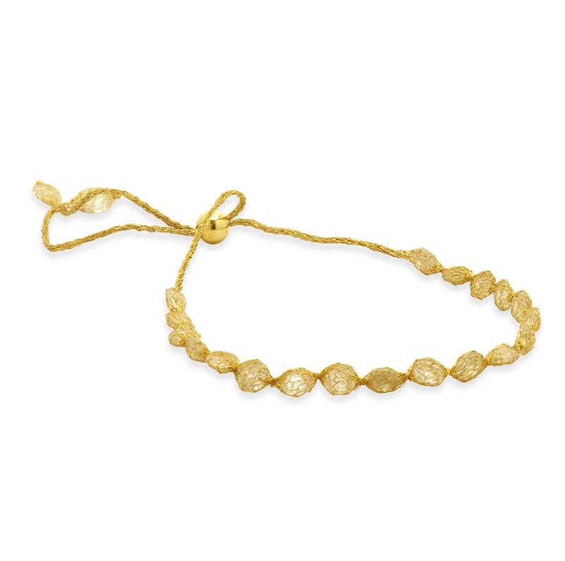 Splendido Oro 14 Karat Yellow Gold Bella Luca Crochet D’Tuscano Bollo