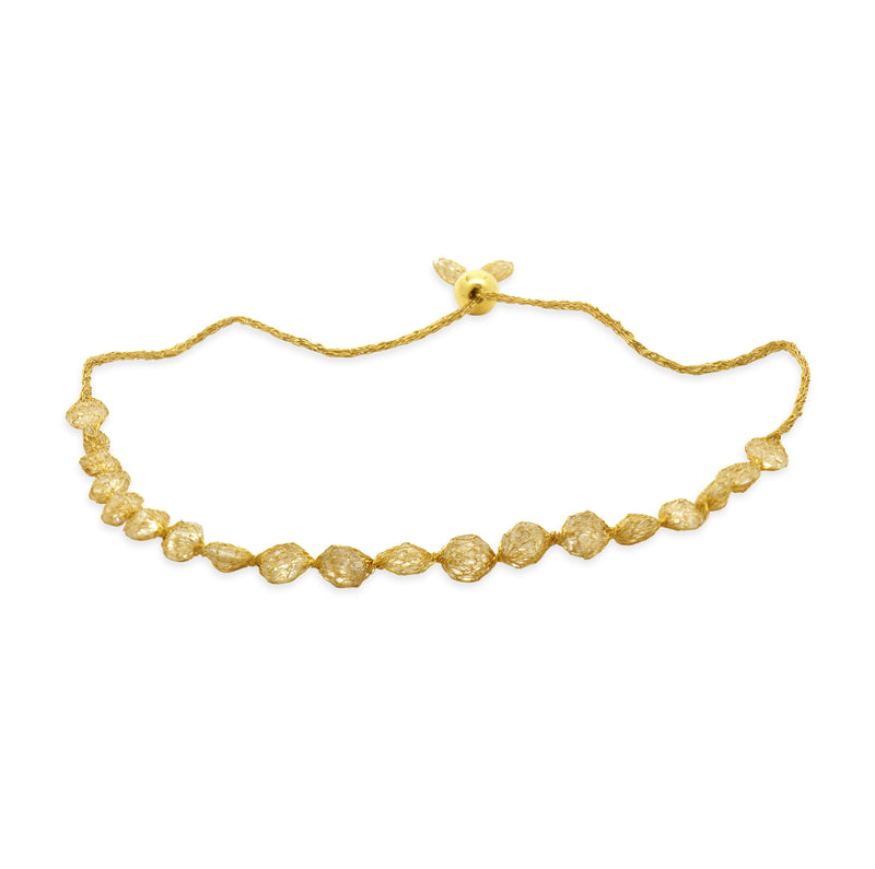 Splendido Oro 14 Karat Yellow Gold Bella Luca Crochet D’Tuscano Bollo