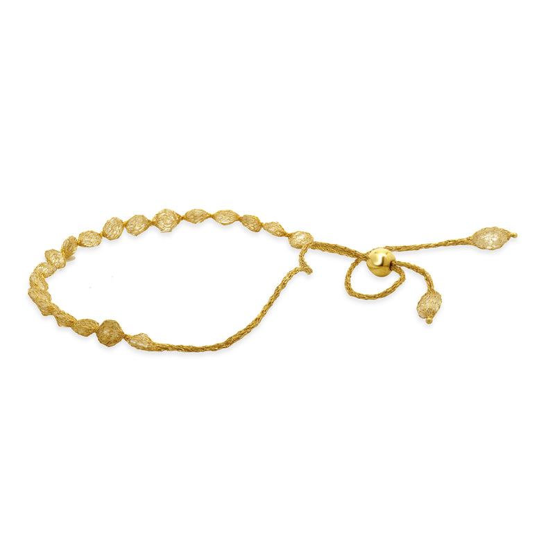 Splendido Oro 14 Karat Yellow Gold Bella Luca Crochet D’Tuscano Bollo