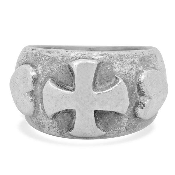 Lee Brevard Sterling Silver Iron Heart Ring