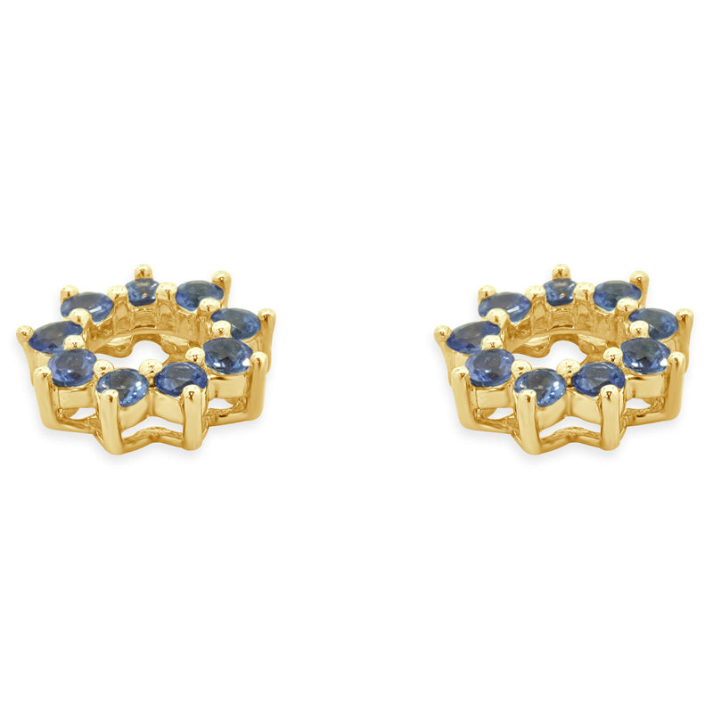 Lola Rose 14 Karat Yellow Gold Tanzanite Flower Earring Jackets