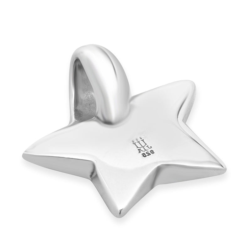 James Avery Sterling Silver Puffed Star Pendant