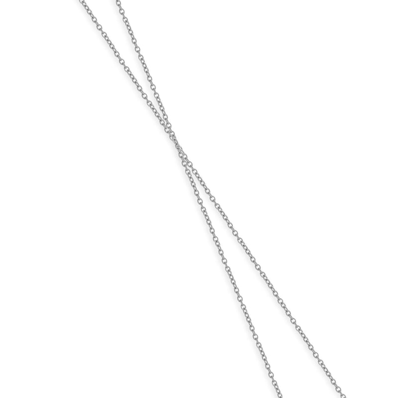 Michael Beaudry Platinum Diamond Infinity Crossover Necklace