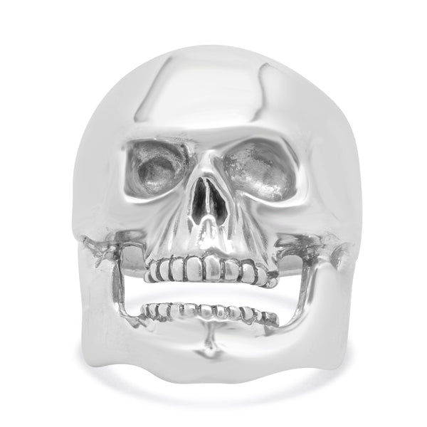 DCS Sterling Silver Chunky Skull Ring