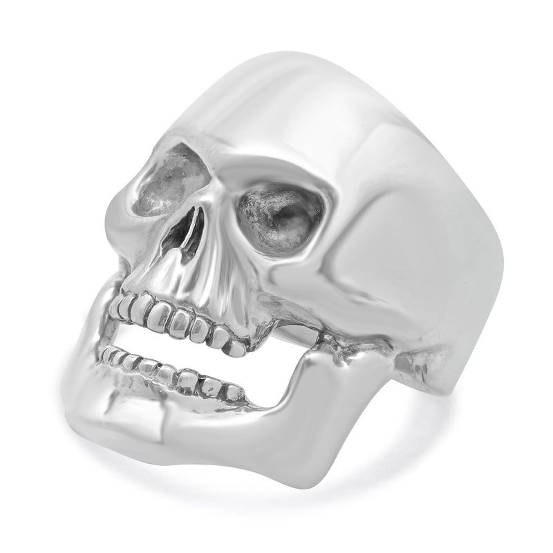 DCS Sterling Silver Chunky Skull Ring
