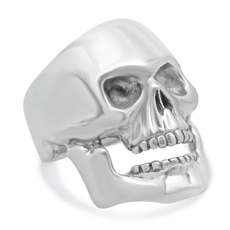 DCS Sterling Silver Chunky Skull Ring