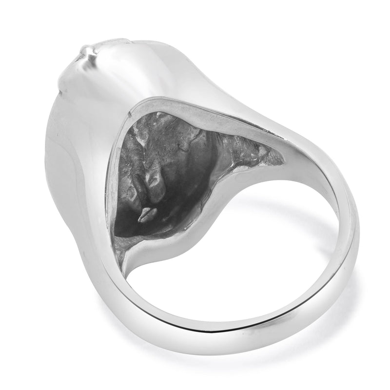 Lillian Pitt Sterling Silver Feather Woman Ring