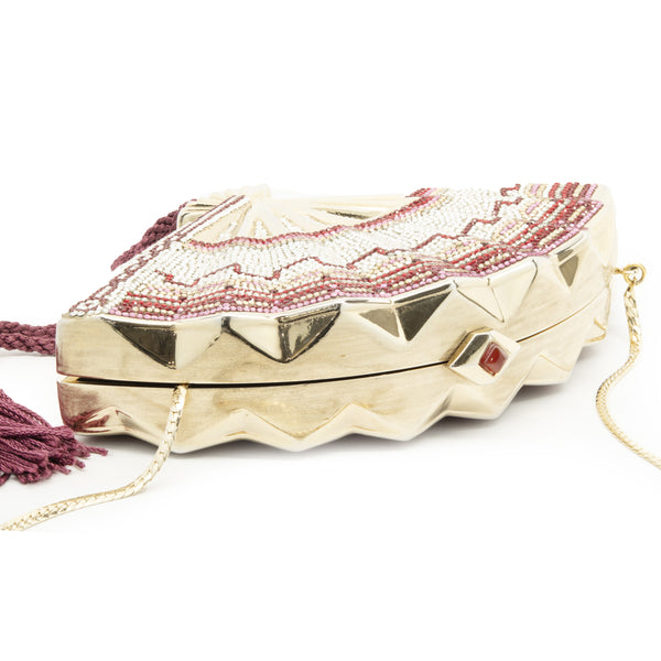 Judith Leiber Costume Crystal Clutch with Accessories