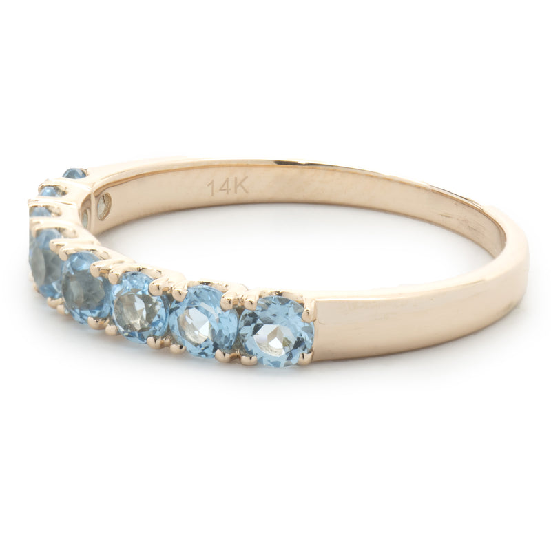 14 Karat Rose Gold Apatite Ring