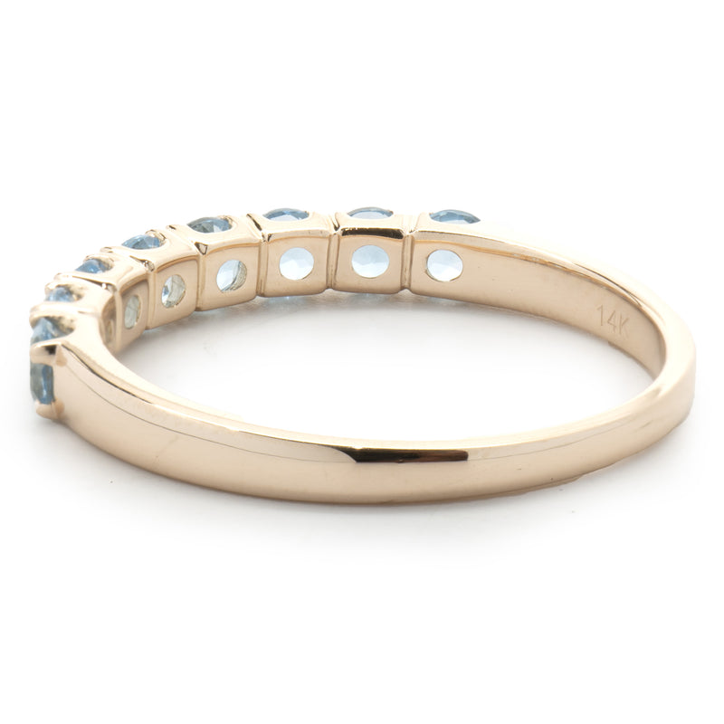 14 Karat Rose Gold Apatite Ring