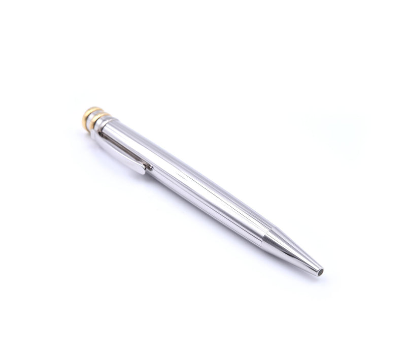 Cartier Palladium and Gold tone Ballpoint Ink Pen