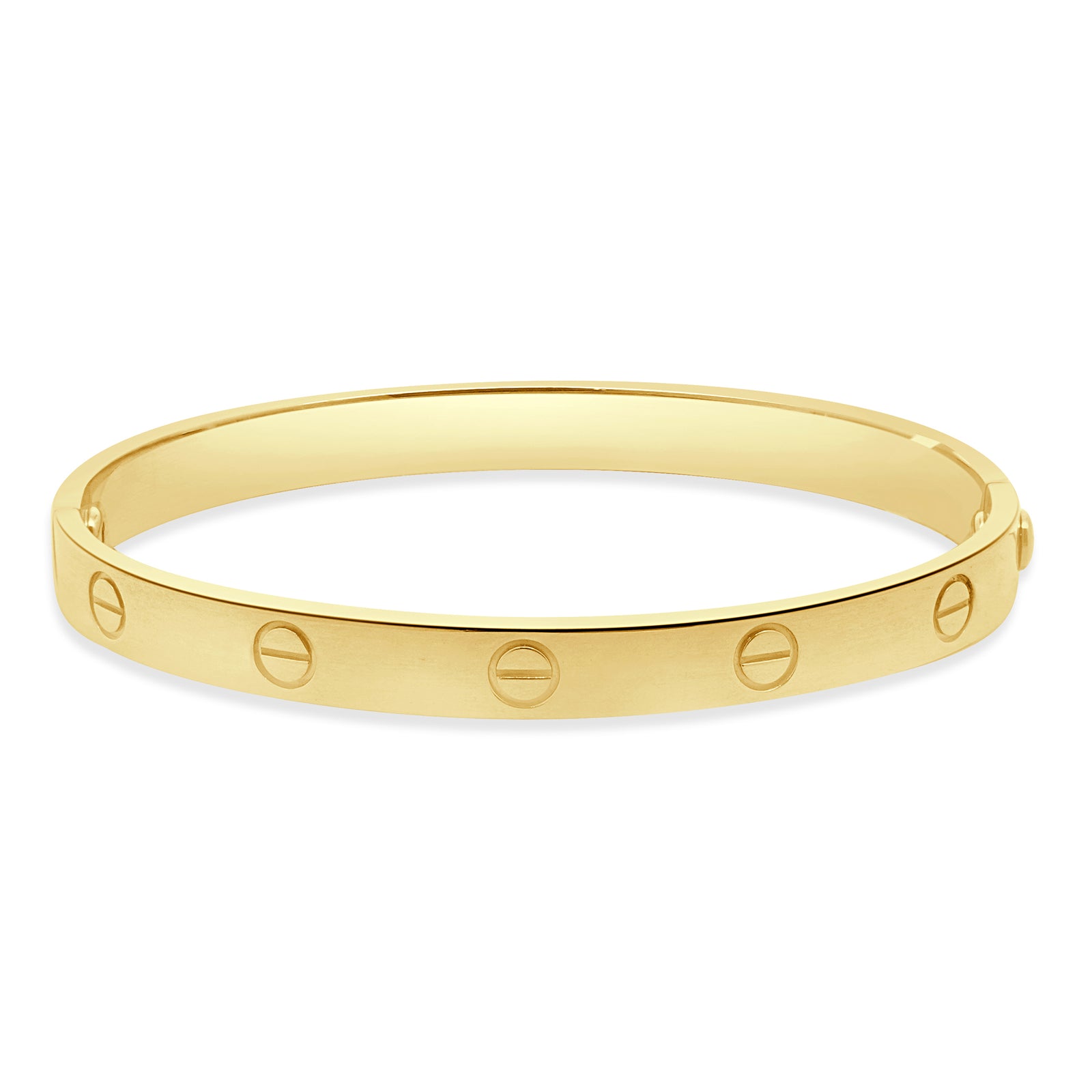 Cartier 18 Karat Yellow Gold Love Bracelet, Size 18 – The Estate