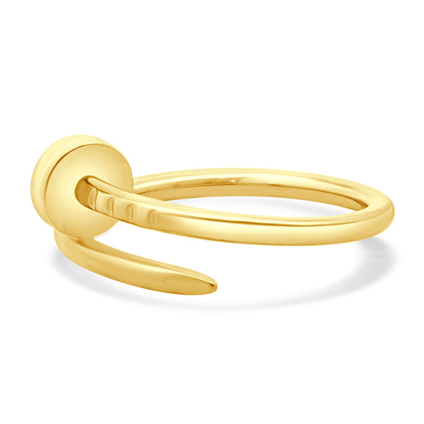 Cartier 18 Karat Yellow Gold Juste Un Clou Ring, Small Model